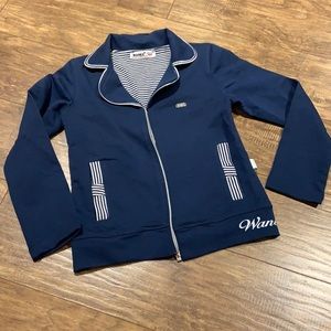 Wanex kids blue blazer sweater